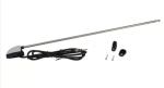 Antenna-two-point-mounted-on-A-pillar-old-style-chrome-with-chrome-base-length-(48")-1220-mm-VW-T2-Bus-211999901
